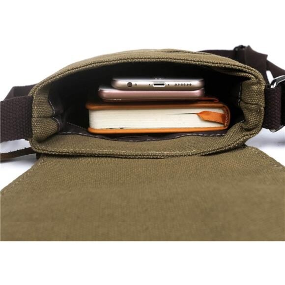 Vintage Canvas Messenger Cross body bag Shoulder bag - Picture 5 of 8